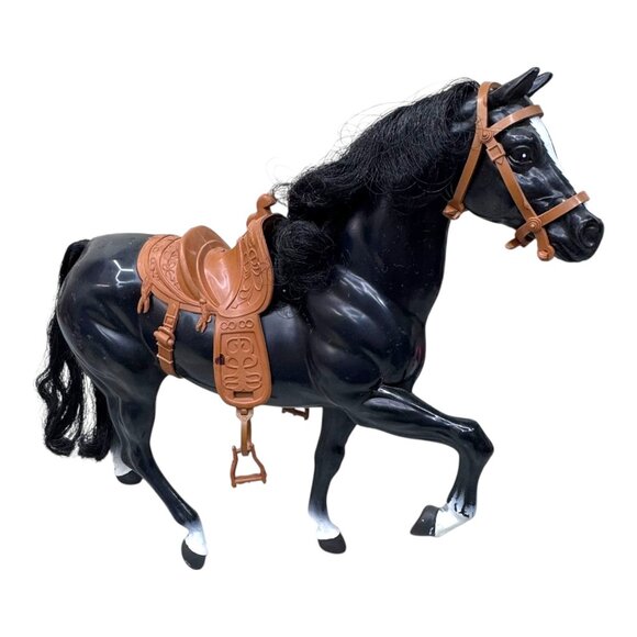 Vintage Midnight Barbie Horse Collectible Stallion Original Box Accessories READ - Picture 2 of 12